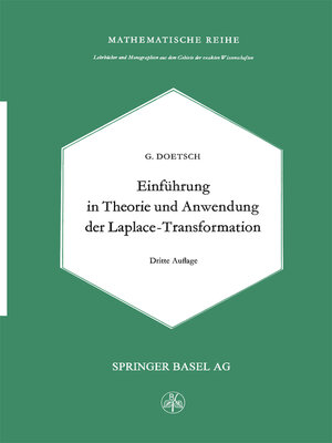 cover image of Einführung in Theorie und Anwendung der Laplace-Transformation